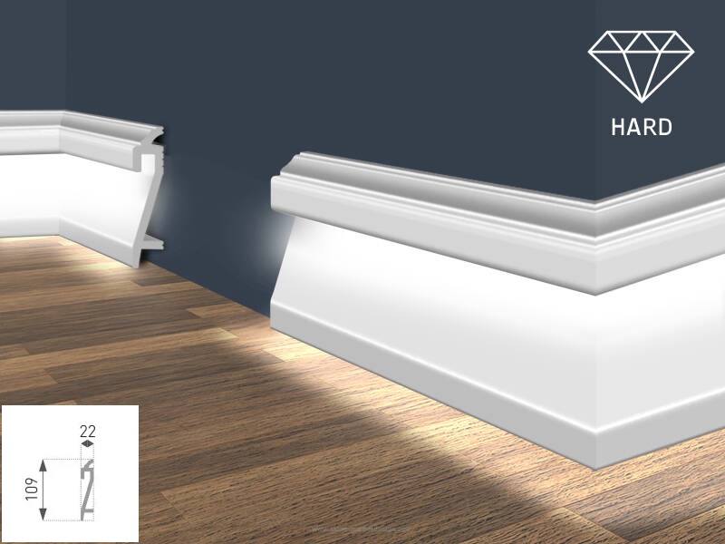 HF-3 LED világítás ütésálló padlószegély